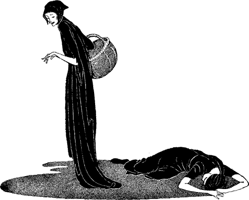 The Queen and senseless Snow-White