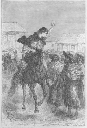 Nuori ratsastaja jaksoi ainoastaan ottaa esille kirjeen ja
n�ytt�� sen everstille.