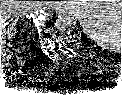 LAVA-STREAM ON VESUVIUS.