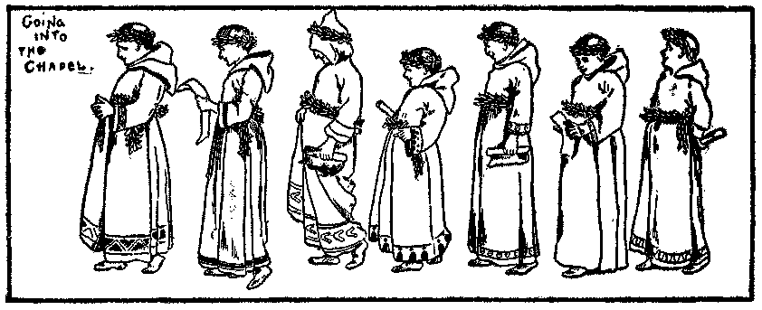 Going into the Chapel.