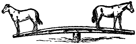 PRINCE AND POPE PLAY AT SEE-SAW.