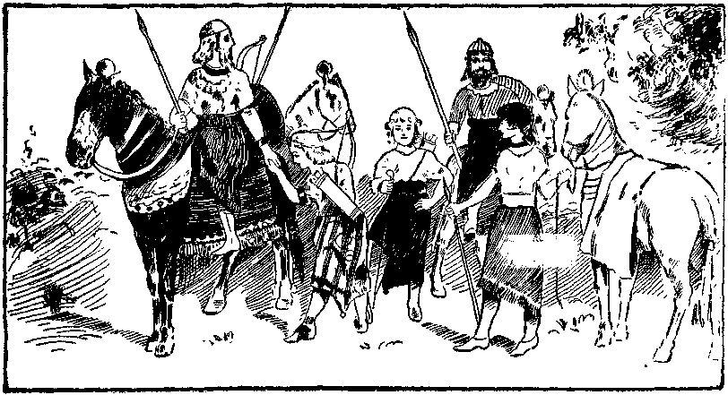 THE HUNTING PARTY WERE NEARLY READY TO START.