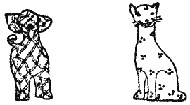 A dog and a cat A dog and a cat