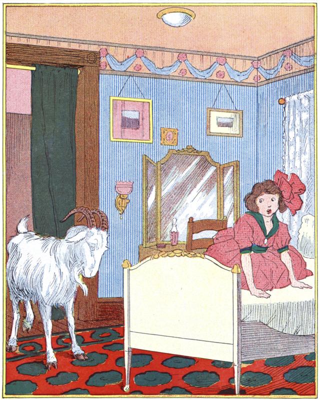 Billy overtook her and gave her a gentle butt that landed her in the middle of the bed.