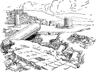 Ruined city Ruined city