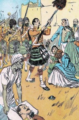 THE HIGHLANDERS ENTERING LUCKNOW THE HIGHLANDERS ENTERING LUCKNOW