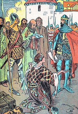 QUEEN PHILIPPA PLEADS FOR THE MEN OF CALAIS QUEEN PHILIPPA PLEADS FOR THE MEN OF CALAIS