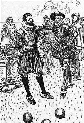 DRAKE IS TOLD THAT THE ARMADA IS APPROACHING DRAKE IS TOLD THAT THE ARMADA IS APPROACHING