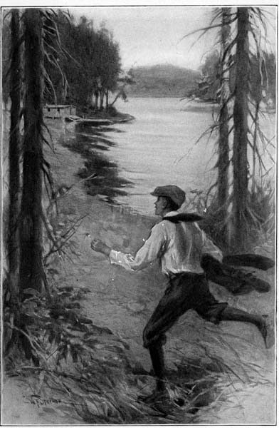 Soon
he came within sight of the shack which stood at the water's edge.