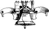 Decorative illustration Liberty bell